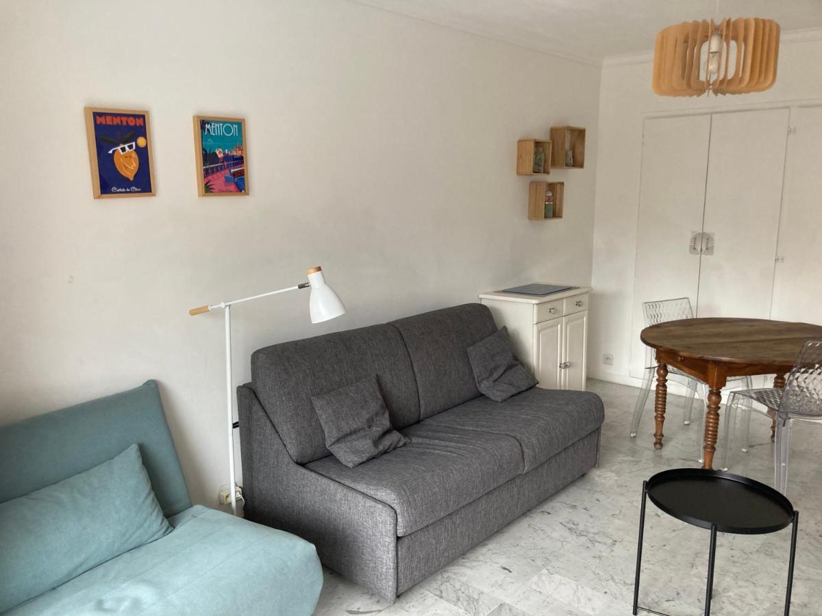 Studio Climatise Et Piscine En Bord De Mer Roquebrune-Cap-Martin Luaran gambar